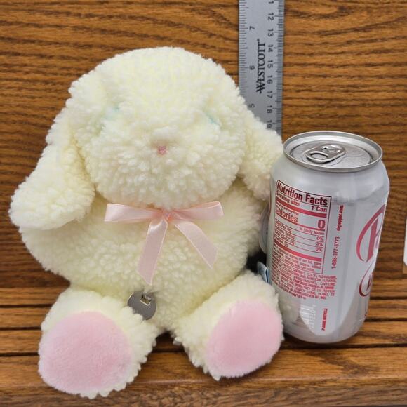 Musical Eden w/Tags Sherpa Plush Lamb Around the World Lullaby Vintage Baby Toy - Picture 13 of 13